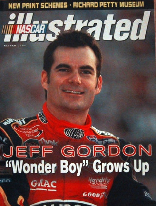 NASCAR ILLUSTRATED MAGAZINE 2004 MAR - JEFF GORDON, RICHARD PETTY MUSEUM